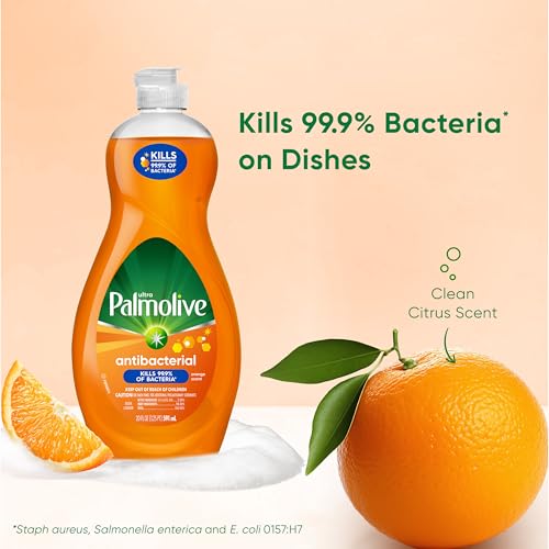 Image of Palmolive Ultra Antibacterial Liquid Dish Soap, 20 Ounce, 9 Pack