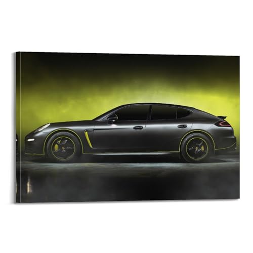Tableau Panamera pour chambre à coucher déco murale grand format 60x90cm voiture