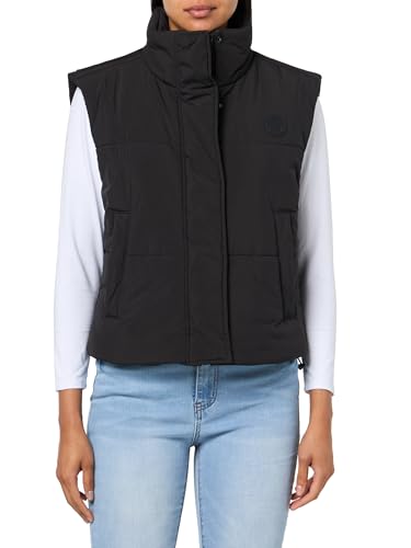 Image of HUGO Women's FAE Padded Vest, Black Gloss, S