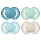 Pacifier, 16+ Months, Matte Collection, Boy 4-Count