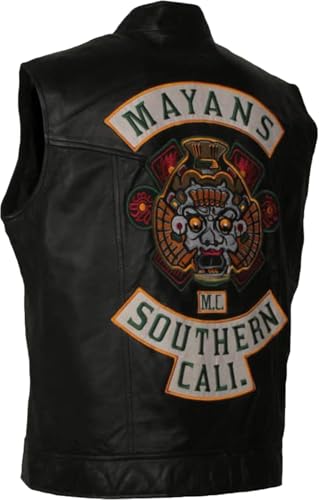 Angel EZ Reyes Mayans M.C Northern Cali Biker Leather Vest2