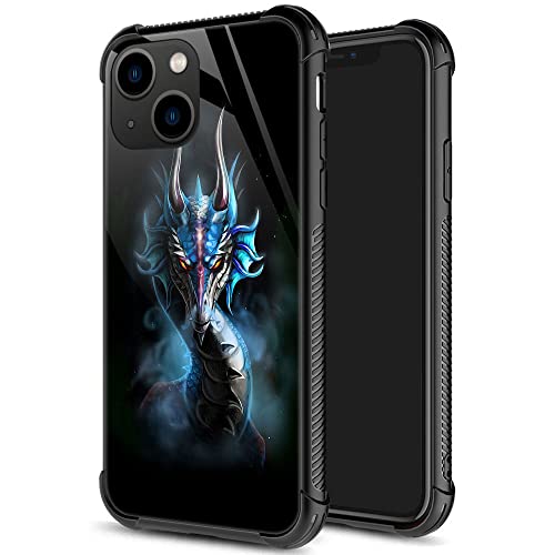 ZHEGAILIAN for iPhone 15 Case, Military-Grade Protection, All-Around Shockproof Corners, Anti-Scratch Phone Case for iPhone 15 - Blue Dragon