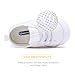 BMCiTYBM Toddler Walking Sneakers Mesh Barefoot Boys Girls Breathable Shoes Tennis Outdoor Indoor Slip On White Size 9 Toddler