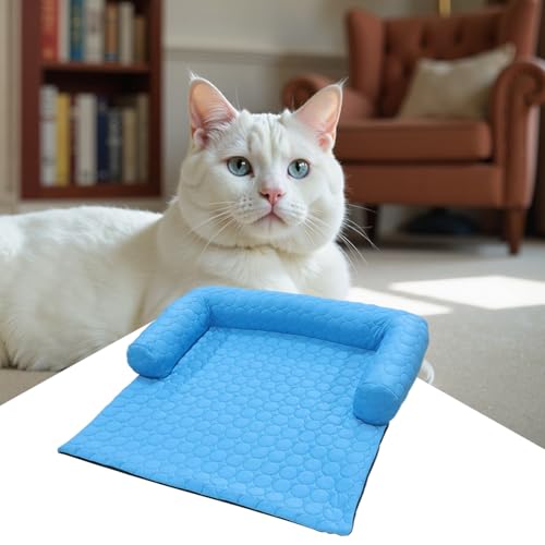 Panier intérieur lavable pour chats et chiots avec tapis frais - 4