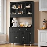 Sécurisé et durable : Cette armoire haute de cuisine est équipée d'un système anti-chute et d'un fond antidérapant, empêchant ainsi le renversement et évitant efficacement les risques de sécurité quotidiens. Sa construction robuste et les matériaux durables garantissent une longue durée de vie.