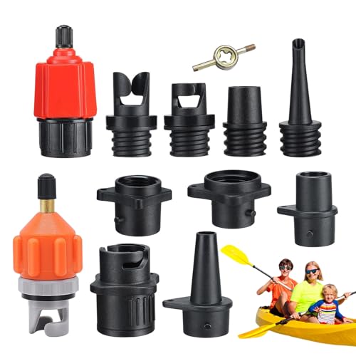 Adaptateur de pompe pour planche à pagaie en matériaux haute résistance avec embouts durables