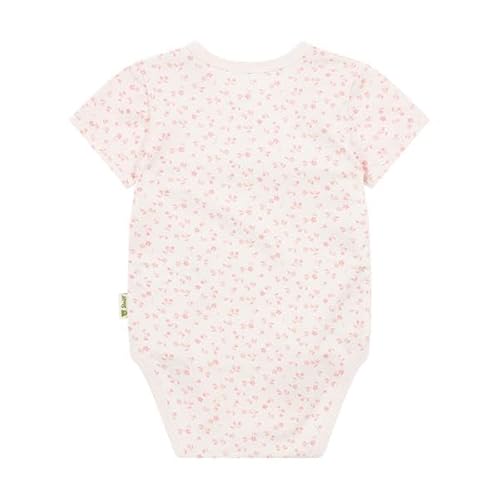 Steiff Wickelbody kurzarm EU Größe 80 heavenly pink, Mädchen Wickelbody, langarm Body für Babys, Wickel-Strampler Einteiler, weicher und bequemer Strampelanzug, waschmaschinenfest