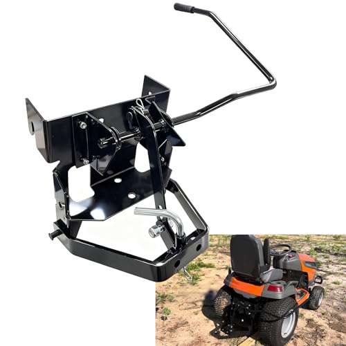 Garden Tractor Sleeve Hitch,Garden Tractor Sleeve of the Lawn Mower Tractor is Attached to the Accessory and then Installed on the Frame, Compatible with Husqvarna 585607901/ Craftsman T200 and T300