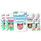 Candy Kittens Vegan Sweets FAN’S FAVOURITE Selection (5 x 140g) Vegan Chewy Sweets Bundle Five Packs, Three Flavours - LOVES, Wanderlust & Shox