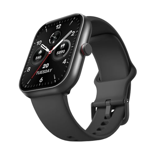 Bettdow SmartWatch, relogio smartwatch com 1.91' Ecrã tátil e Alexa, à prova d'água IP68, relogio smartwatch feminino e masculino com 100+ Modos Esportivos Faz e Recebe Ligações(preto)