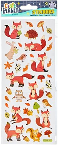 Craft Planet CPT 805271 Stickers, Assorted, Woodland Creatures