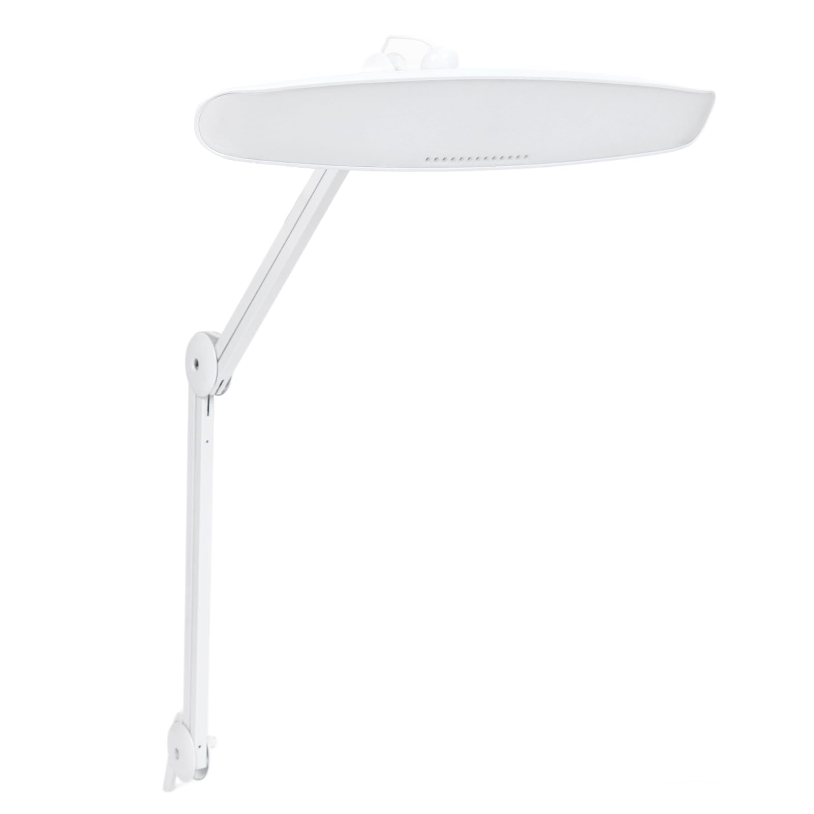LED Clip On Light Clip On Light Protección Ocular Rotación de 360 ​​grados Brillo de 4 Niveles Mantenimiento Ajustable Dormitorio Oficina (Enchufe de la UE)