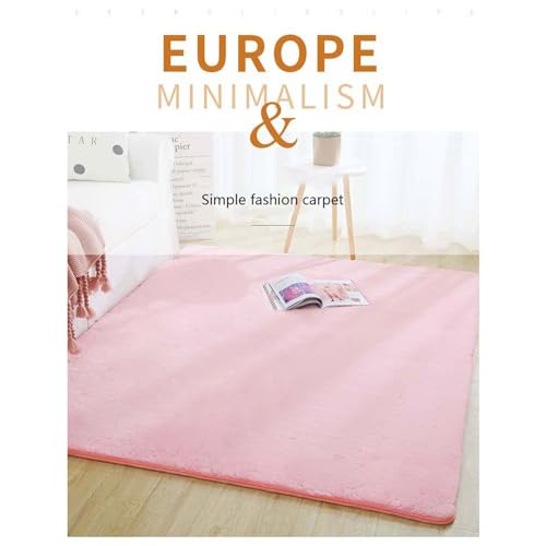 Tapis lavable et anti-dérapant à poils courts violet - 3