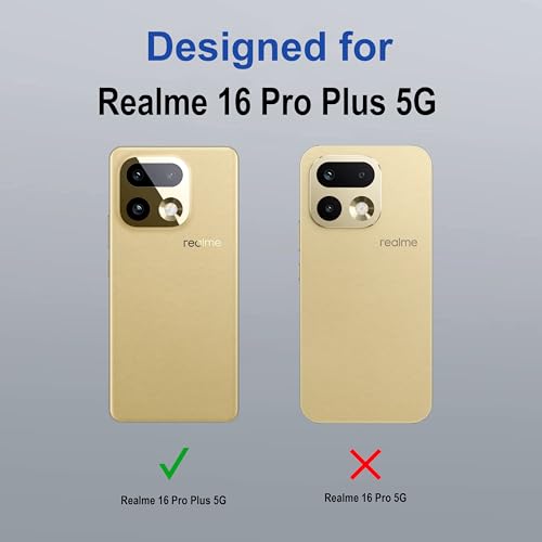 Image of amazon basics Back Case Cover for Realme 16 Pro Plus 5G | Magnetic Case with Built-in Metal Ring | Supports MagSafe Charger, Wallet & Car Mount | Shockproof Hybrid PC + TPU | Blue