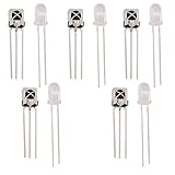 Pin Pitch: 2.53mm H HILABEE 5 Pares De LED Infrarrojos IR Emisor De Emisión De Infrarrojos Y Diodo Receptor DIY