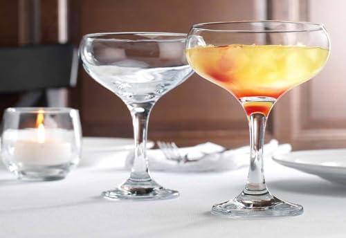 Copas de champán tipo coupe perfectas para noches de cóctel y margaritas 5
