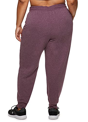 Rbx Active Women's Plus Size Athleisure Everyday Drawstring Waist Soft Heathered #TOP1