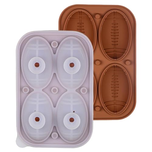 Moldes De Fondant - Moldes De Silicona De 4 Cavidad | Demould Fácil | Molde De Creador De Hielo De Pelota | Antiadherente Para Chocolate | Moldes De Hielo De La Novedad | Embudo Incluido, Molde