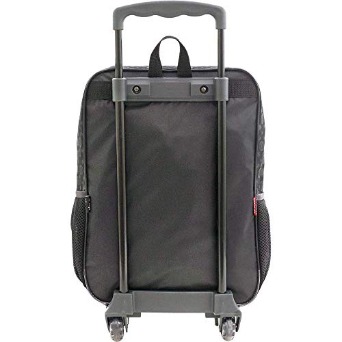 Mala Escolar com Rodinhas 14, Homem Aranha, 8671, Preta