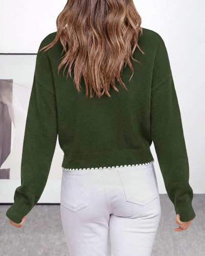 PRETTYGARDEN Casual Long Sleeve Strappy Sweaters for Women - image 5