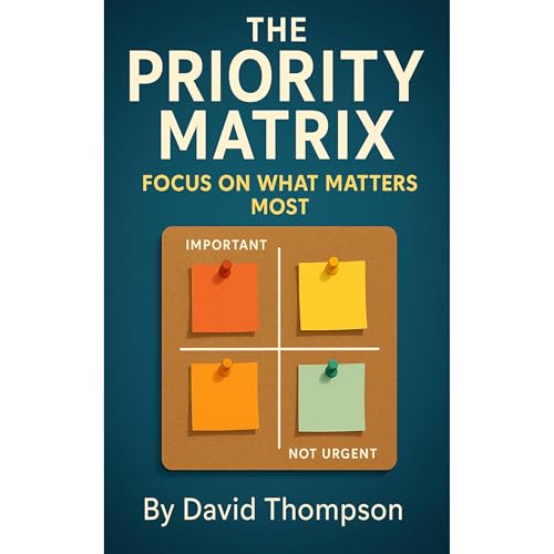 The Priority Matrix Audiolibro Por David Thompson arte de portada