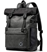 Lavancia Popular, Large Capacity PU Leather Backpack, Flap Backpack, Casual Bag, Business Backpack, Computer Backpack, Stylish, Men's, Women's