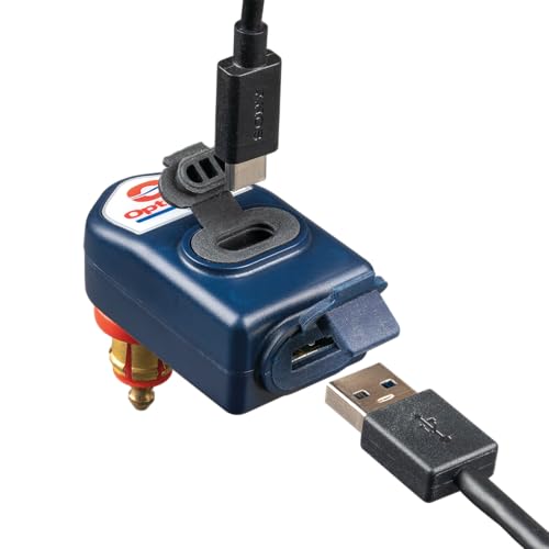 Image of O114 Dual 90 USB Charger - DIN Plug