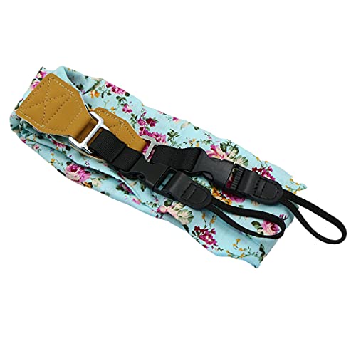 mongtsamz Kameragurt Kamera Tragegurt Schal Trageriemen - Universal Smart DSLR Gurt, Blumenmuster SchultergurtGurt, 1… – Bild 4
