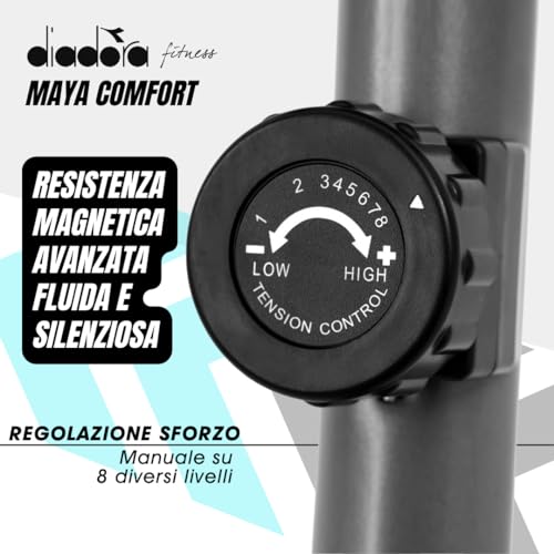 Cyclette Reclinata YOSUDA Per Casa - 16 Livelli Resistenza Magnetica, Silenziosa, Max 160 Kg