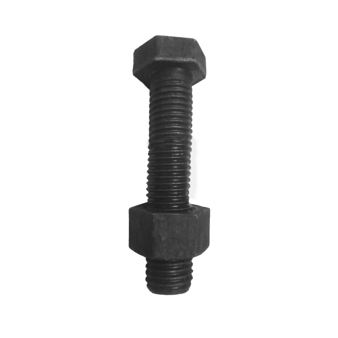 B.K.Jagan & Co Mild Steel Nuts & Bolts 7/8 INCH (Pack Of 5pcs) (7/8" X 4 INCH)