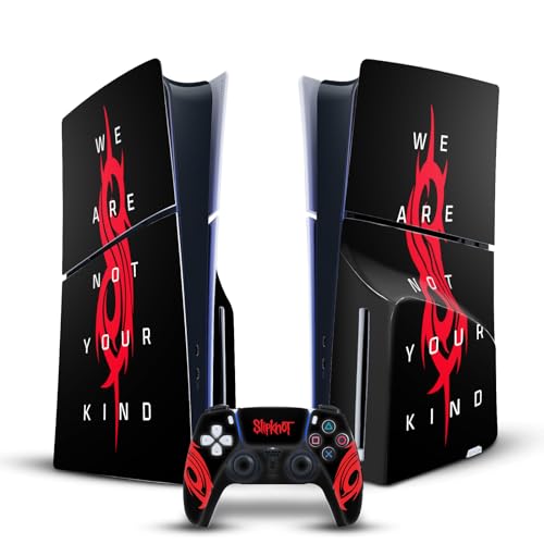 Vinyle autocollant Slipknot pour habillage complet de console PlayStation 5 Slim à disque
