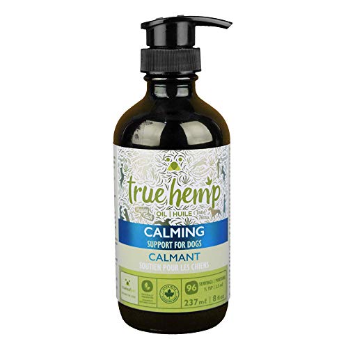 True Leaf Pet 77041 Hemp Oil, Calming Support for Dogs, 8 fl. oz.