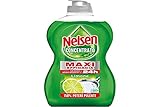 Nelsen Spülmittel für Geschirr und Handgeschirr, Kraftkonzentrat Zitrone, mit fettlösender Wirkung, 450 ml