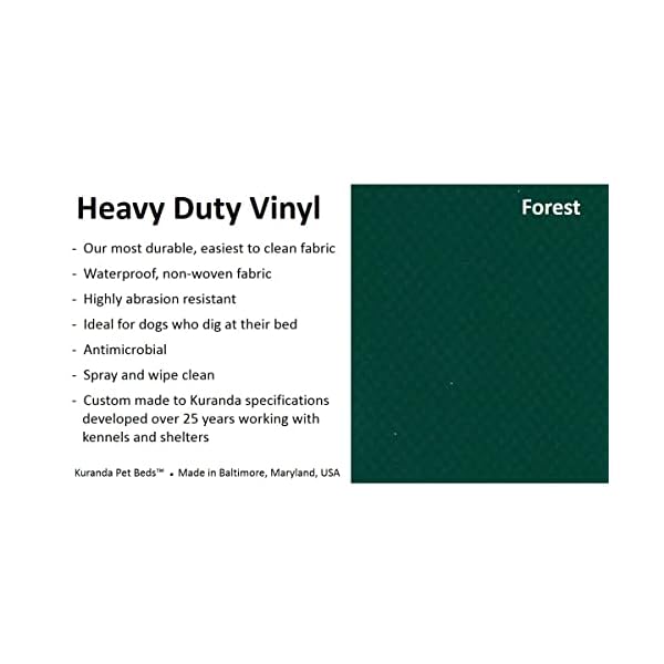 Kuranda All-Aluminum Chewproof Dog Bed – XXL (50×36) – 40 oz. Vinyl – Forest Green Kuranda All-Aluminum Chewproof Dog Bed – XXL (50×36) – 40 oz. Vinyl – Forest Green