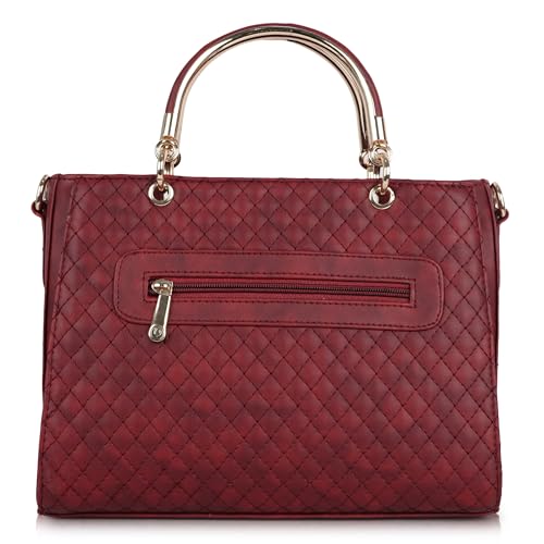 Image of Lady Quinton Quilted Handbag with Detachable Shoulder Strap