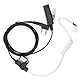 Retevis Funkgerät Headset 2 Pin Kompatibel JUCJET RT24 RT27 RT668 BAOFENG BF-88E BF-888S Kenwood TK-3401D TYT Walkie Talkies Kopfhörer, Security Ohrhörer, Schallschlauch Headset (1 STK)
