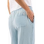 Rip Curl Womens Cotton Crepe Poplin Beach Pants – Smocked Waist, Front & Back Pockets & Longer Length for a Relaxed Fit - Image 5