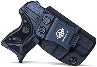 Ruger LCP 2 Holster IWB Kydex for Ruger LCP II - LCP 2 Pistol Case - Inside Waistband Carry Concealed Holster Ruger LCP 2 IWB Pistol Pouch Gun Accessories (Black, Right Hand Draw)