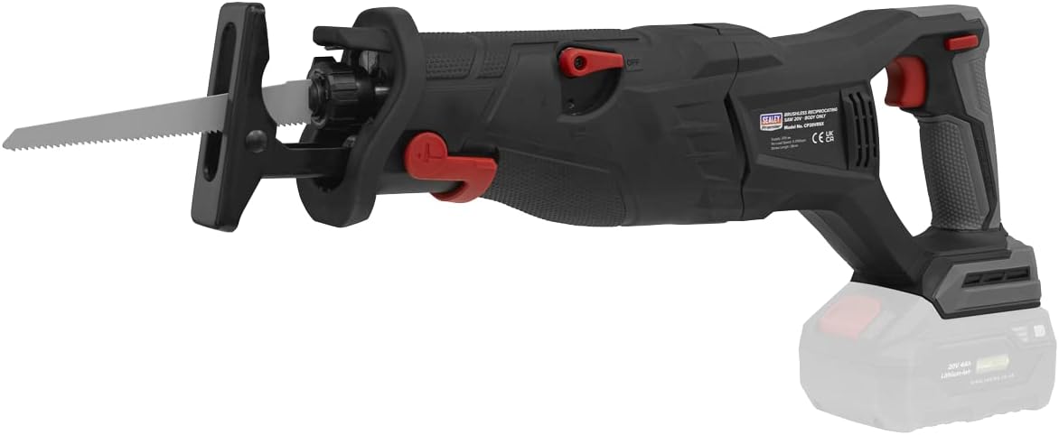 Sealey 20V SV20 Series Brushless Reciprocating Saw - Body Only CP20VRSX