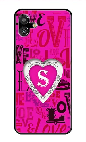 Image of Metal TPU Printed Back Cover for Samsung Galaxy F14 5G (Alphabet S -J1) 360 Degree Protection | Camera Protection -25092024(AR)