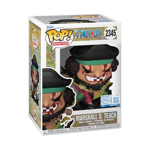 Funko Pop! Animation: One Piece - Marshall D. Teach - Amazon Exclusive - Collectable Vinyl Figure - Gift Idea - Official Merchandise - Toys for Kids & Adults - Anime Fans - for Collectors