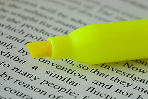 Promarx Glowline Pocket Highlighter Sticks, Yellow, 4 Count #TOP2