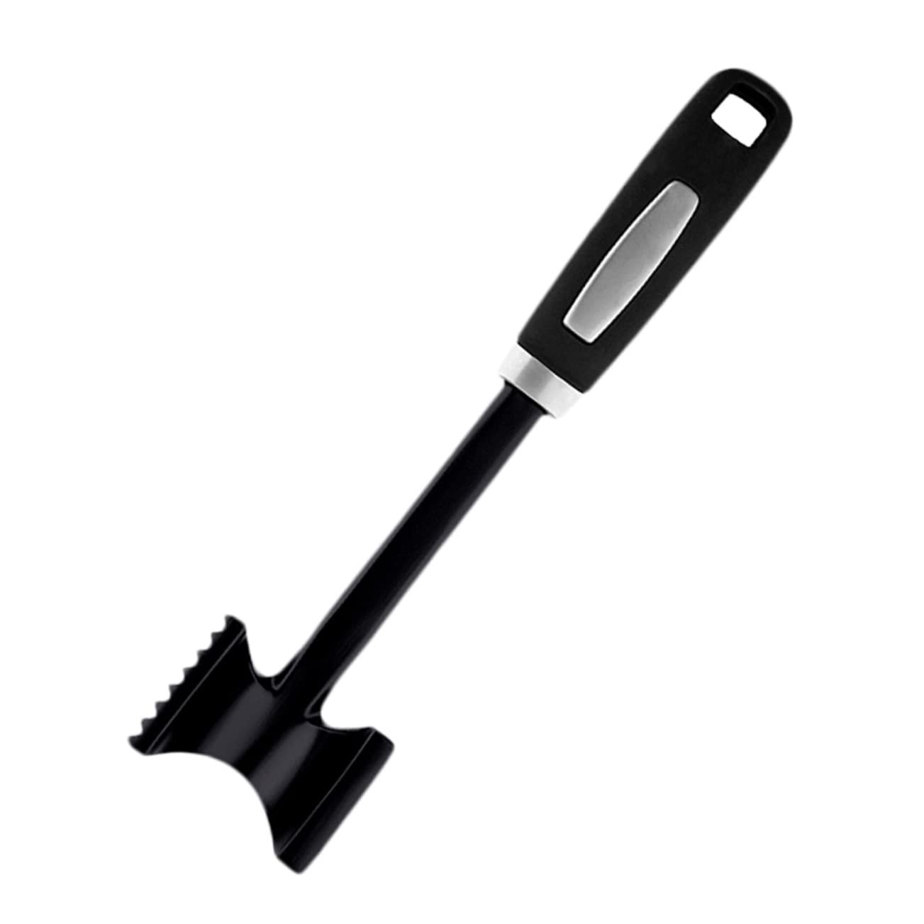 MUCKLILY Dual Sided Meat Tenderizer Tool Meat Hammer for Kitchen for Tenderizing Steak Pork and Poultry Easy to Store with Convenient Hanging Design