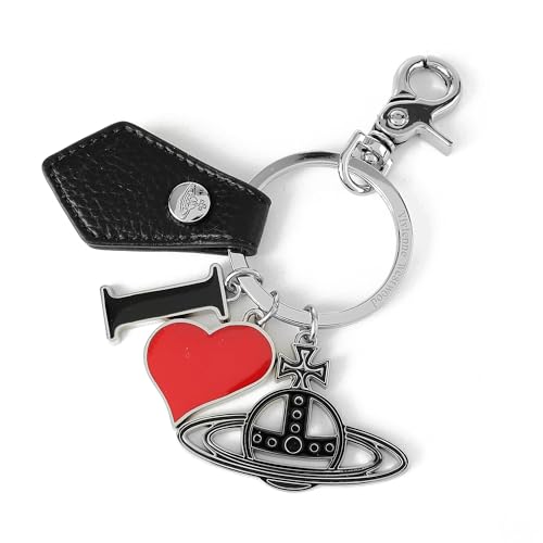 ヴィヴィアン ウエストウッド キーホルダー I LOVE ORB KEYRING 8203011EU S000D N403 Vivienne Westwood ブラック 黒 [並行輸入品]