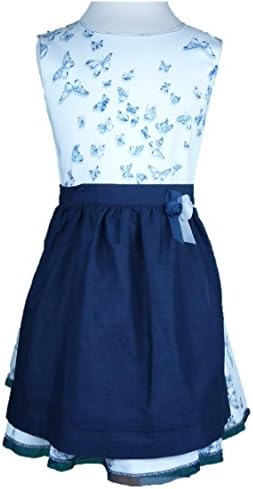 Trocadero Sommerkleid Dirndl Schurze Madchen Schmetterling Handgemacht Baumwolle Amazon De Fashion