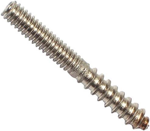 Hard-to-Find Fastener 014973357986 Hanger Bolts, 1/4-20 x 2-Inch, 12-Piece