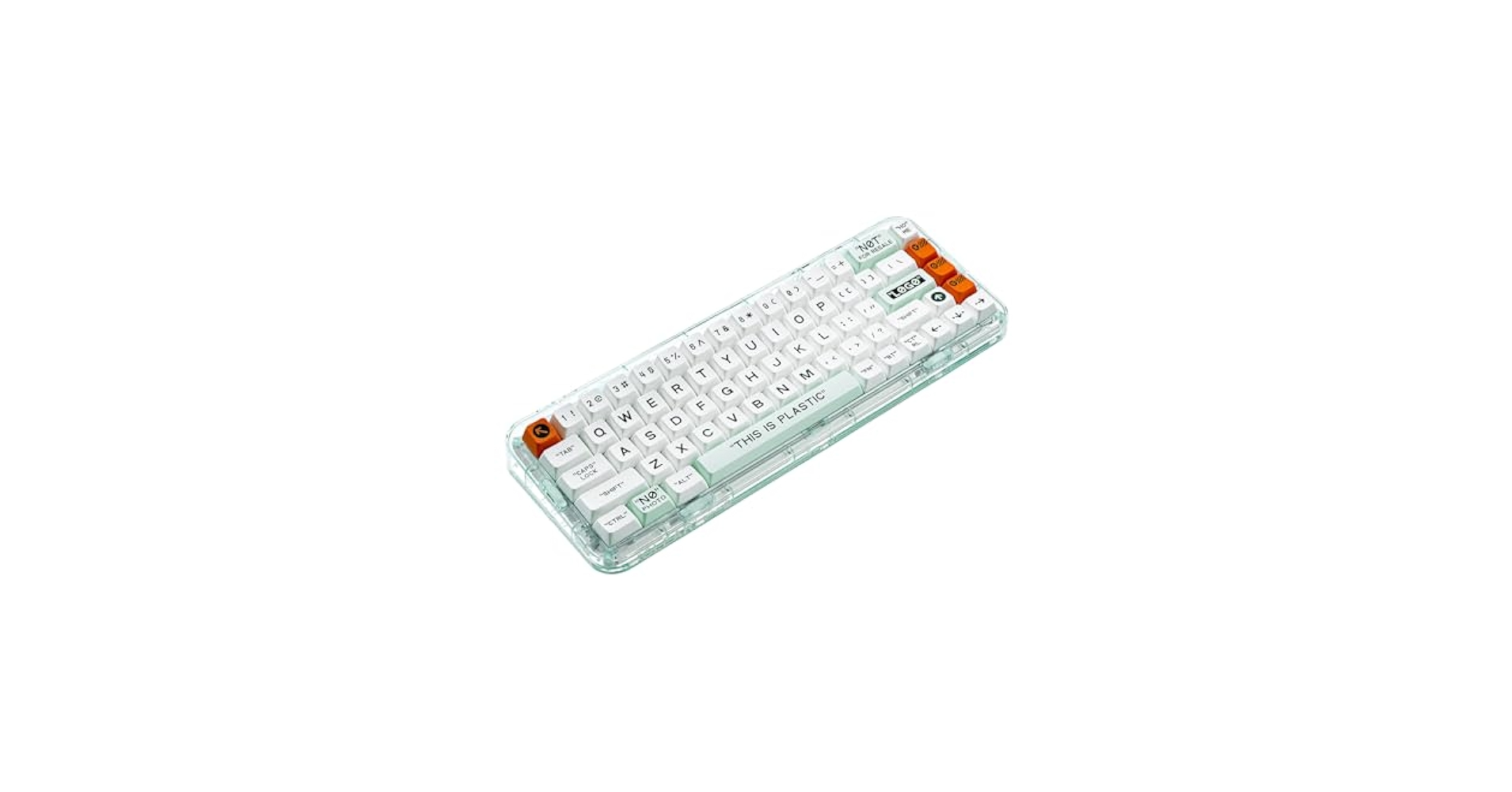 MelGeek mojo84 ホワイト MelGeek Mojo84 Plastic Advance Mechanical Keyboard