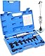 XSTARYE 12pcs Fahrrad Innenlager Abzieher mit Gleithammer Sackloch Innen Lagerabzieher Radlager Abzieher Set mit 8 erweiterbaren Spannzangen(8-32mm)