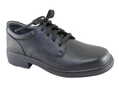 Clarks Kid's Infinity School Shoe, Black, 7 US Big Kid