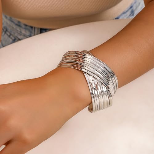Image of Shining Diva Fashion Gold Plated Stylish Kada Bangle Cuff Bracelet for Women & Girls